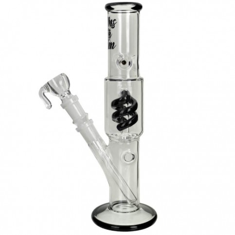 Sklenené bongo Amsterdam mix 28 cm - pohľad zboku