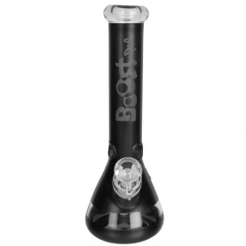 Sklenený bong Boost pro Black 35 cm - pohľad spredu