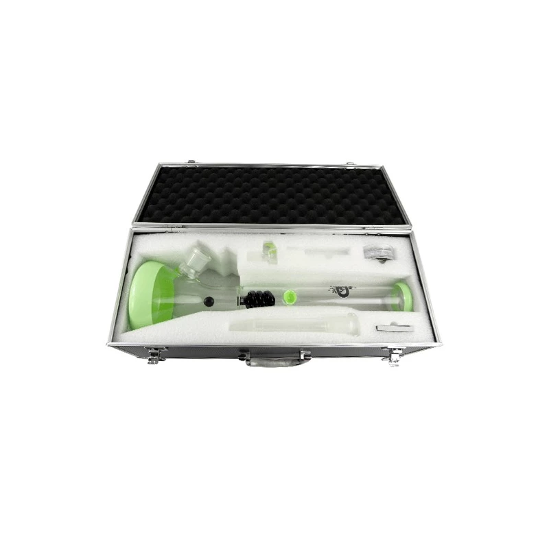 Sklenené Bongo GG Beaker Green in Box 46 cm