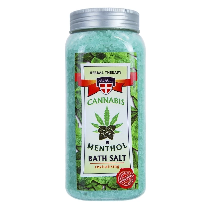 Cannabis Soľ do kúpeľa (mäta) 900 g