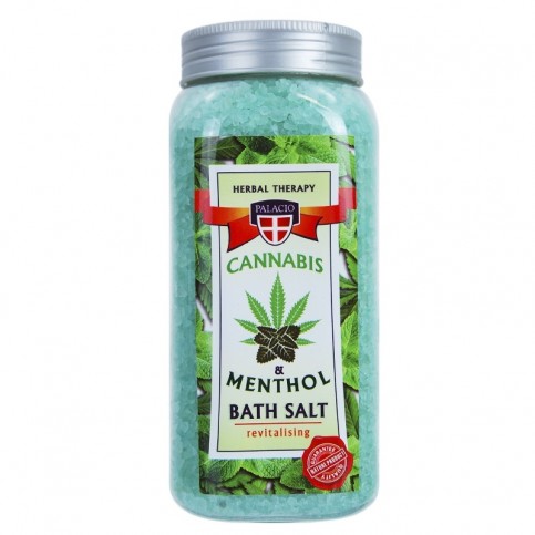 Cannabis Soľ do kúpeľa (mäta) 900 g