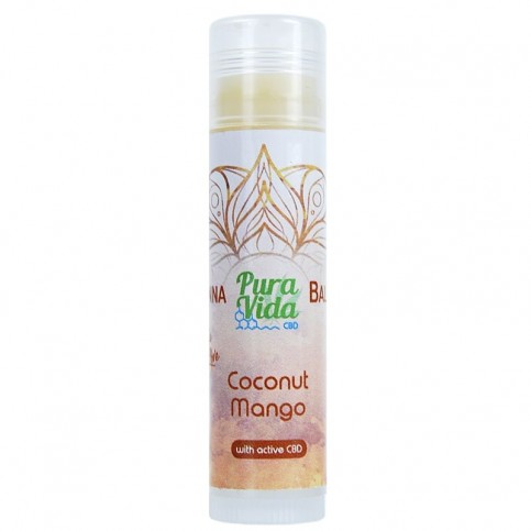Pura Vida CBD balzam na pery 5 ml mango kokos