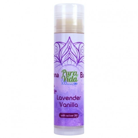 Pura Vida CBD balzam na pery 5 ml levanduľa vanilka