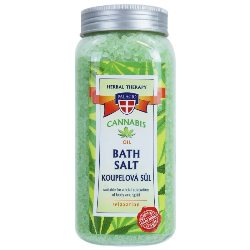 Cannabis Soľ do kúpeľa 900g