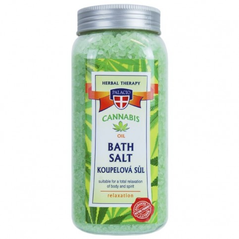 Cannabis Soľ do kúpeľa 900g