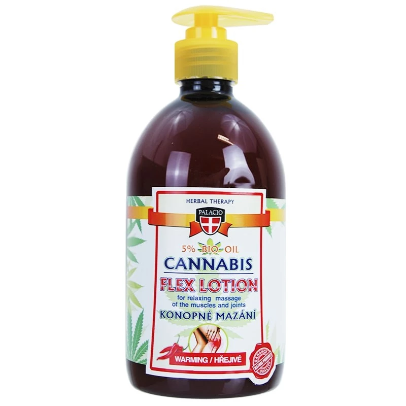 Cannabis Masážny gél hrejivý 500 ml