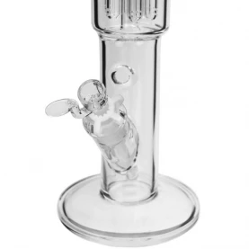 Bong sklo Blaze Ice Clear 50 cm - detail: váza s podstavou, turbo a kotol.
