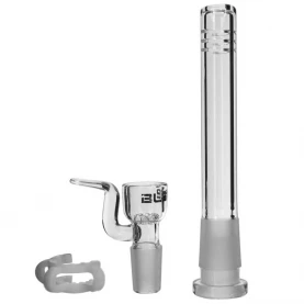 Bong sklo Blaze Ice Clear 50 cm - detail: kotol so sponou a downpipe.