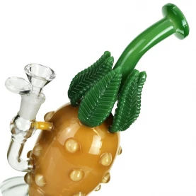 Bong sklo Black Leaf Frutti di Qualm 27 cm - pohľad zboku, detail.