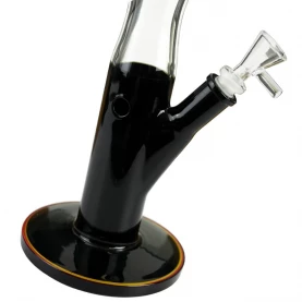 Bong Blaze Crown Black 45 cm - detail: váza s turbom a kotol.