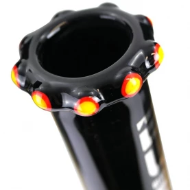 Bong Blaze Crown Black 45 cm - detail: náustok.