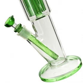 Bong sklo Black Leaf Molecular 45 cm - detail: pohľad na vázu zboku.