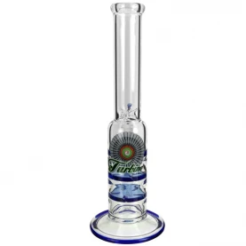 Bong sklo Black Leaf Triple Turbine 38 cm - pohľad zozadu.