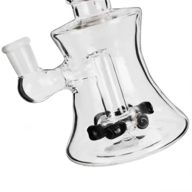 Bong sklo Steam Turbine black 25 cm - detail: cooler a váza.