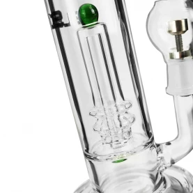 Bong sklo Blaze Oil Titan 28,8 cm - detail: cooler, váza a kotol.