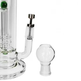 Bong sklo Blaze Oil Titan 28,8 cm - detail: cooler, váza a kotol.