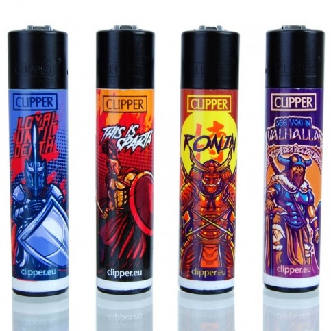 Clipper séria WARRIORS po 4 ks