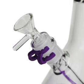 Sklenené bongo Atomic 12-leg s coolerom black