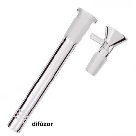 Sklenené bongo Atomic 12-leg s coolerom green - downpipe a šluk