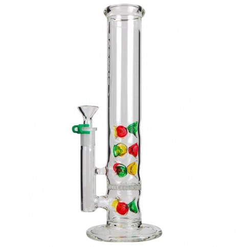 Sklenené bongo Candy s coolerom 30 cm