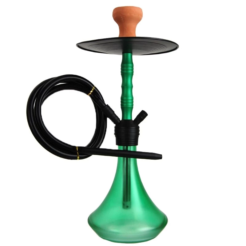 Vodná fajka Bullet Shisha green 47 cm