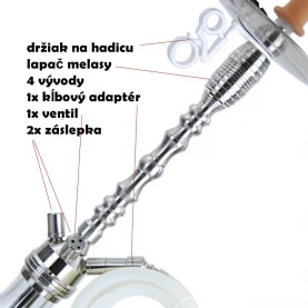 Vodná fajka AMY Deluxe Tango