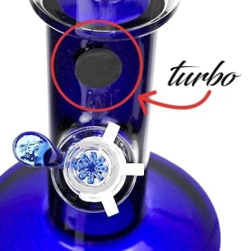 Blaze Ice blue 43cm Sklenené Bongo