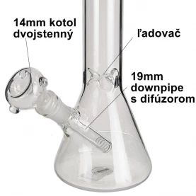 Bong sklo Atomic clear ICE 30cm