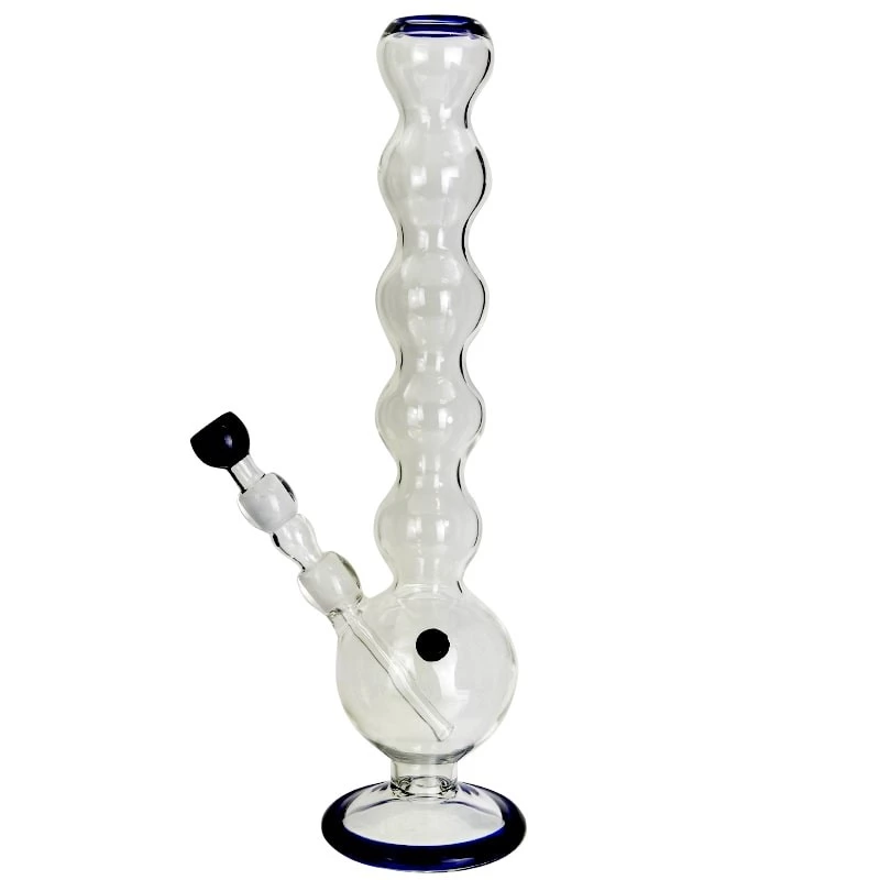 Sklenené bongo Boost Bubble curvy 47cm