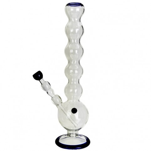 Sklenené bongo Boost Bubble curvy 47cm
