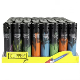 Zapalovač CLIPPER tryskový Jet Dark Nebula