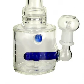 Bong sklo Oil blue percooler/dabbing