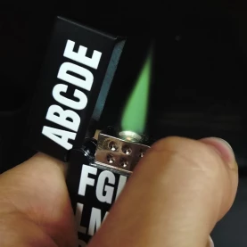 Tryskový Turbo flame zapaľovač - Abeceda lásky