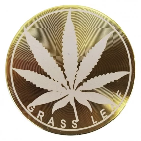 Grinder drvička Gold Grass Leaf 4,5cm