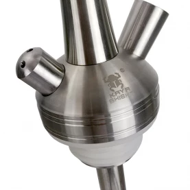 Vodná fajka Kaya INOX Tradi Taurus 2S - Clear Jewel