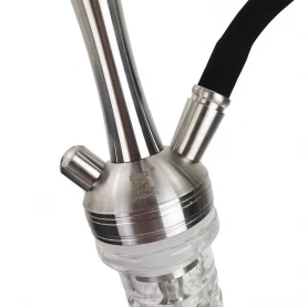 Vodná fajka Kaya INOX Tradi Taurus 2S - Clear Jewel