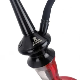Vodná fajka KAYA ELOX Tradi Line - black red 83cm