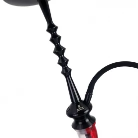 Vodná fajka KAYA ELOX Tradi Line - black red 83cm - telo fajky