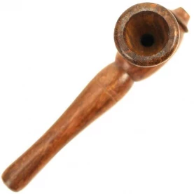 Šlukovka mini fajka drevo Handicraft - pohľad zvrchu, detail: kotlík