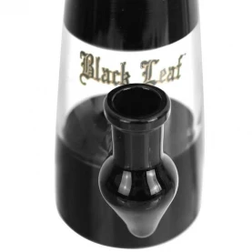Sklenený bong Trommel High Black Olej a byliny 21,5 cm - detailný pohľad na adaptér - samicu, do ktorej sa vsúva šluk