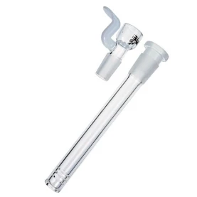 Sklenené bongo Spike 41 cm White - kotol a downpipe