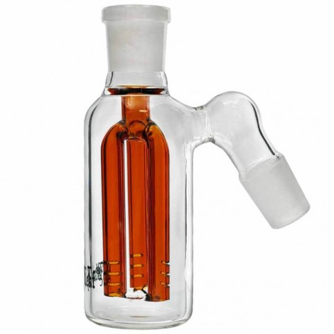 Precooler predchladič na bongo 3-leg amber - pohľad zboku