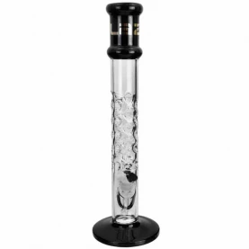 Sklenené bongo Blaze Spike Ice Black 41 cm - pohľad spredu