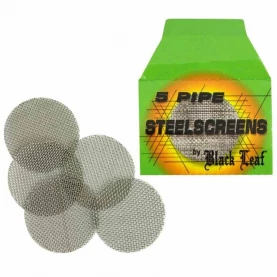 Sitká na bong / šlukovku 25 mm - obal sitiek a sitká na bielom pozadí