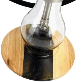 Vodná fajka Kaya Madera Chida Deluxe Black 58 cm - detail vázy