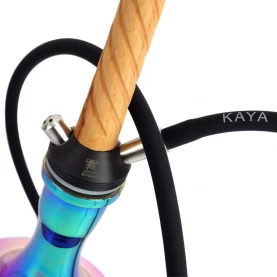 Vodná fajka Kaya INOX Tradi Helix Rainbow - detail základne