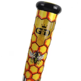 Sklenené bongo Beehive honey Grace glass 38cm