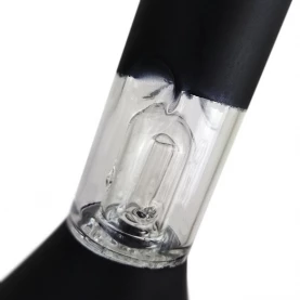 Sklenené bongo ICE mini Black 21cm