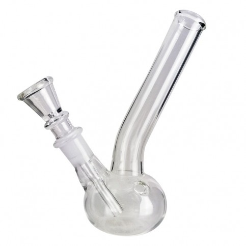 Sklenené bongo mini 14,5 cm clear