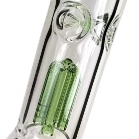 Sklenené bongo Black Leaf Beaker Ice 4cooler green 45 cm